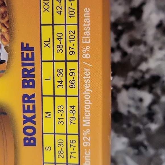 Men's boxer brief golden crisp size XL funny humorous gift - Picture 3 of 6